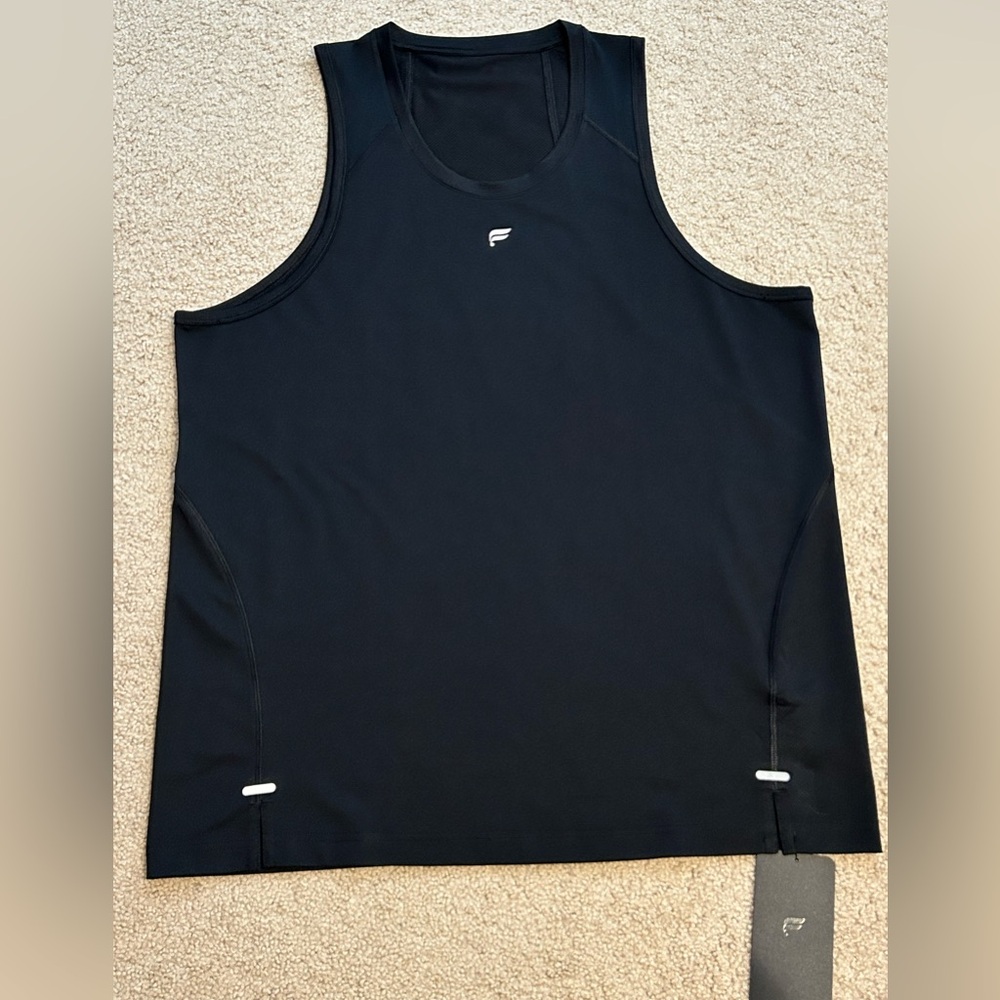 NWT Fabletics Men's Black Performance Tank Top Size Large - Picture 2 of 6